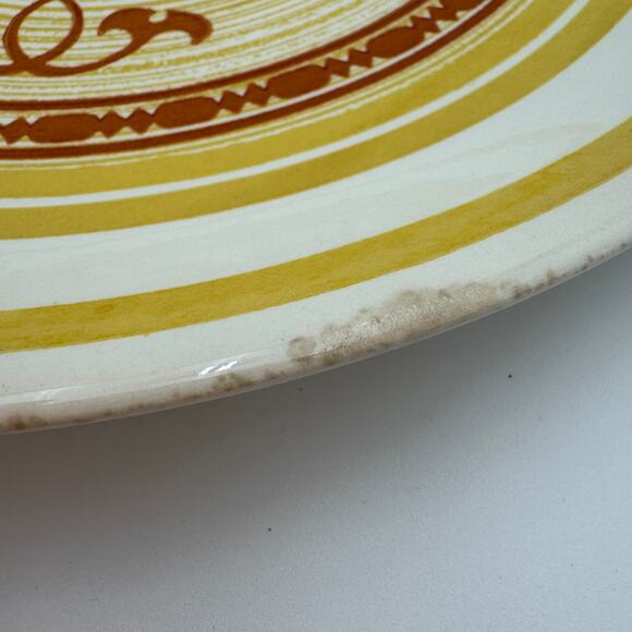 Vintage Cavalier Ironstone Chop Plate Pattern RYL404 by Royal (USA) - Picture 4 of 8